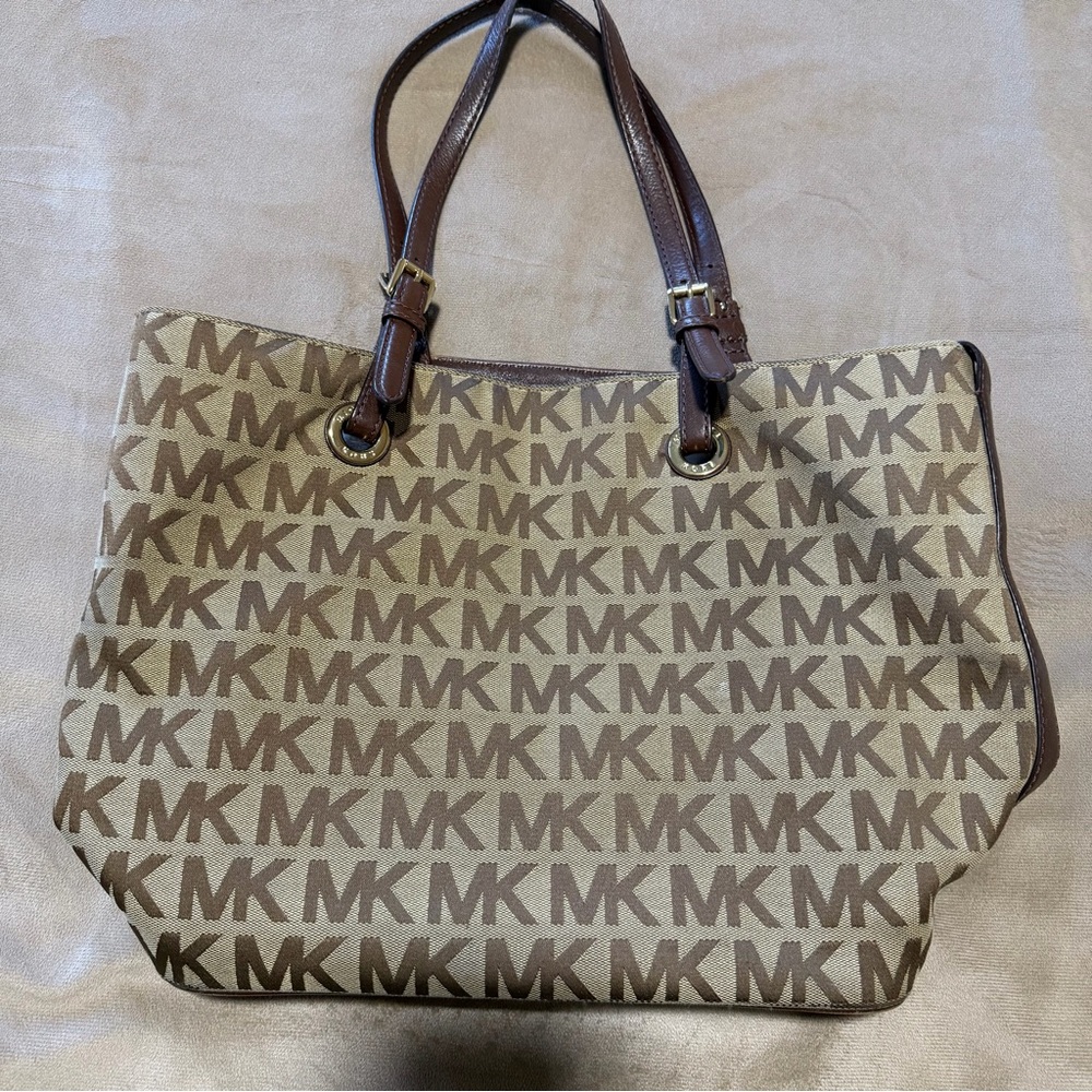 Michael Kors Tan and Brown Tote